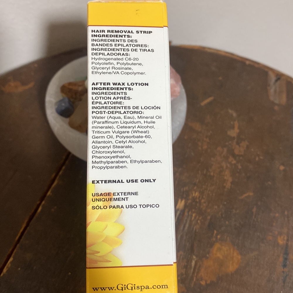 NIB GiGi Hair Removal Strips 12 Strips/24 Applications After Wax Lotion 1 fl Oz - Picture 4 of 5